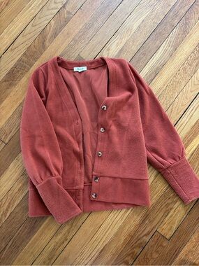 Madewell Rust Cardigan